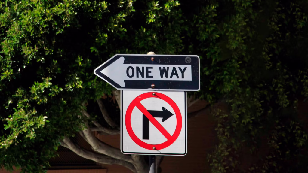 one-way street rules
